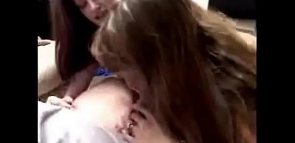  Mom and not her daughter sucking a cock together!